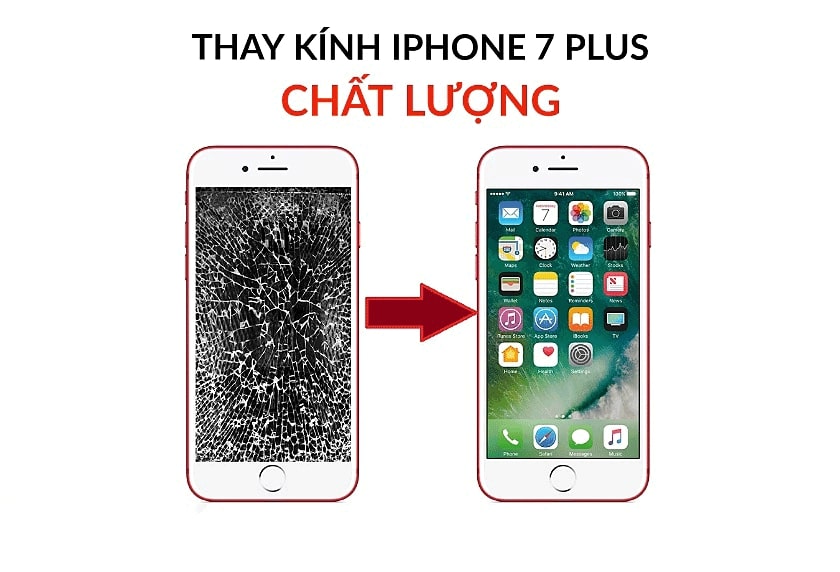 Ép kính iPhone 7 Plus