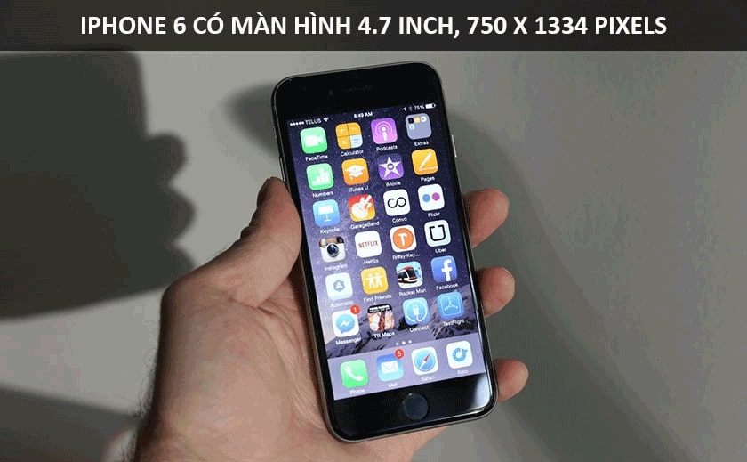 Ép kính iphone 6