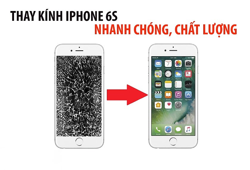 ép kính iphone 6s giá rẻ đà nẵng