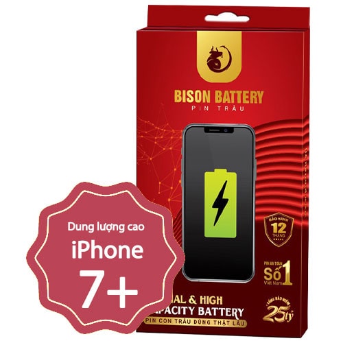 Thay pin iPhone 7 Plus chính hãng Bison